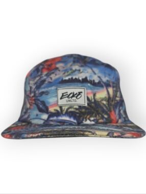 Ecko Unltd Adjustable Strap Back Multi-Colored 5 Panel Camp Hat Unisex OSFM